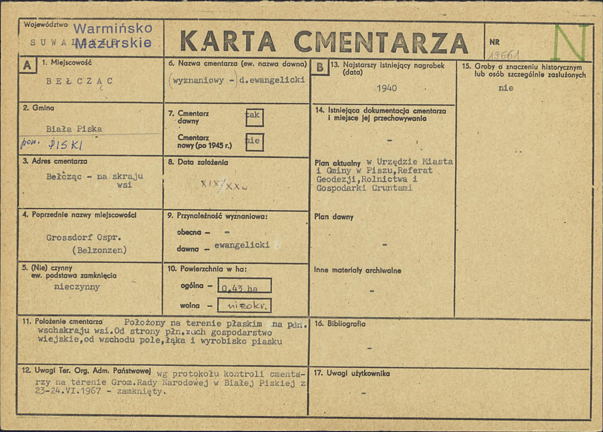Karta cmentarza, skan nr 1