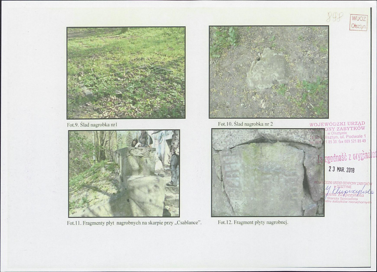 Karta cmentarza, skan nr 6