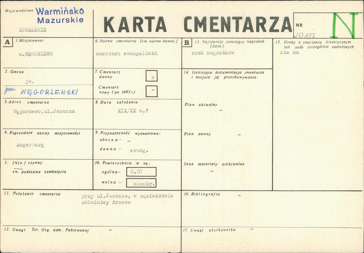 Karta cmentarza, skan nr 1