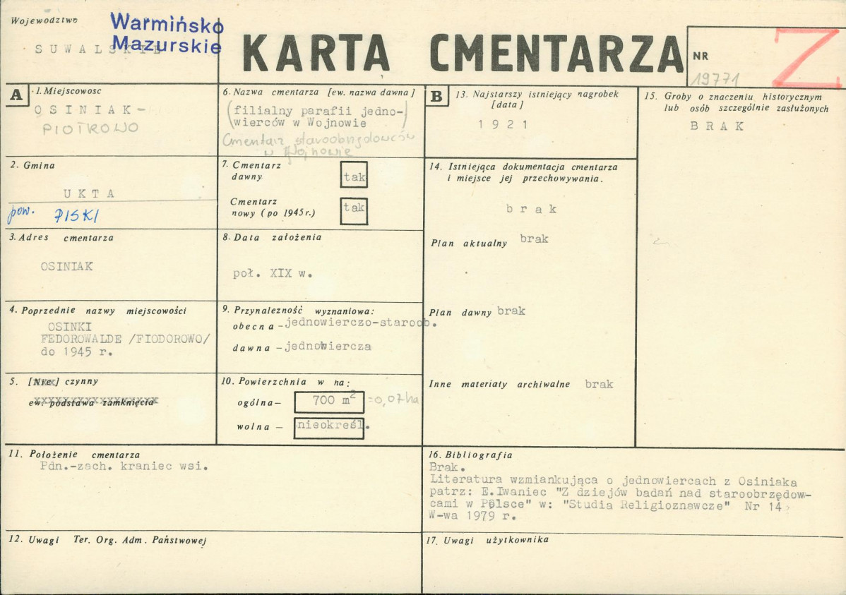 Karta cmentarza, skan nr 1