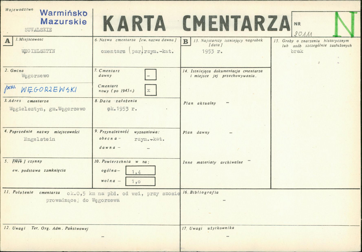 Karta cmentarza, skan nr 1
