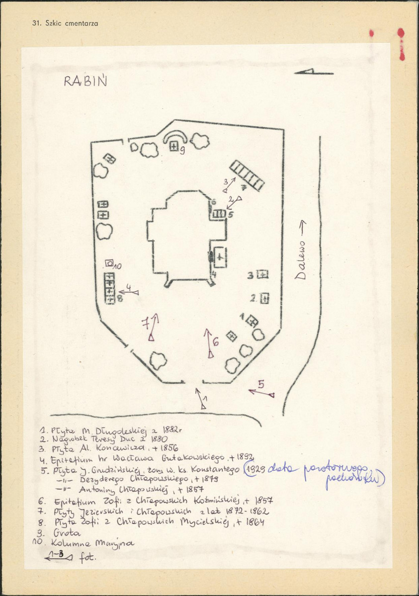 Karta cmentarza, skan nr 3