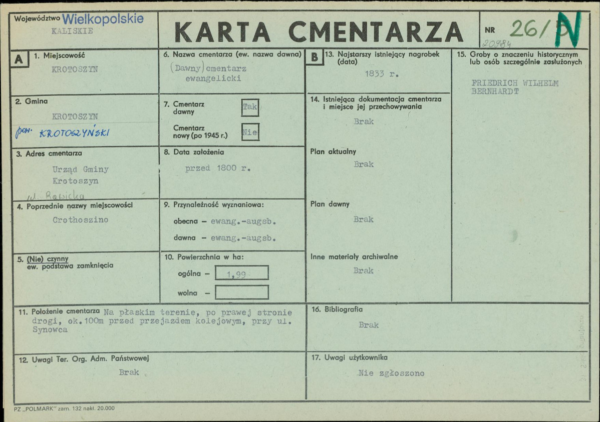 Karta cmentarza, skan nr 1