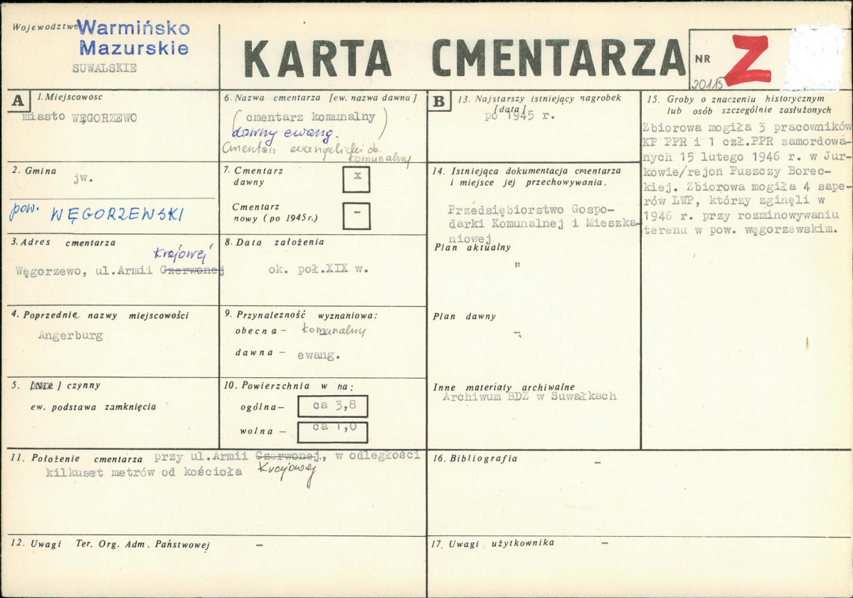 Karta cmentarza, skan nr 1