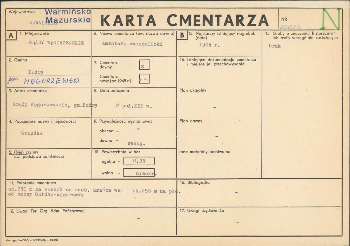 Karta cmentarza, skan nr 1