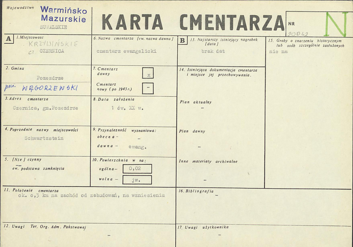 Karta cmentarza, skan nr 1