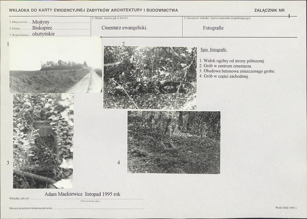 Karta cmentarza, skan nr 5