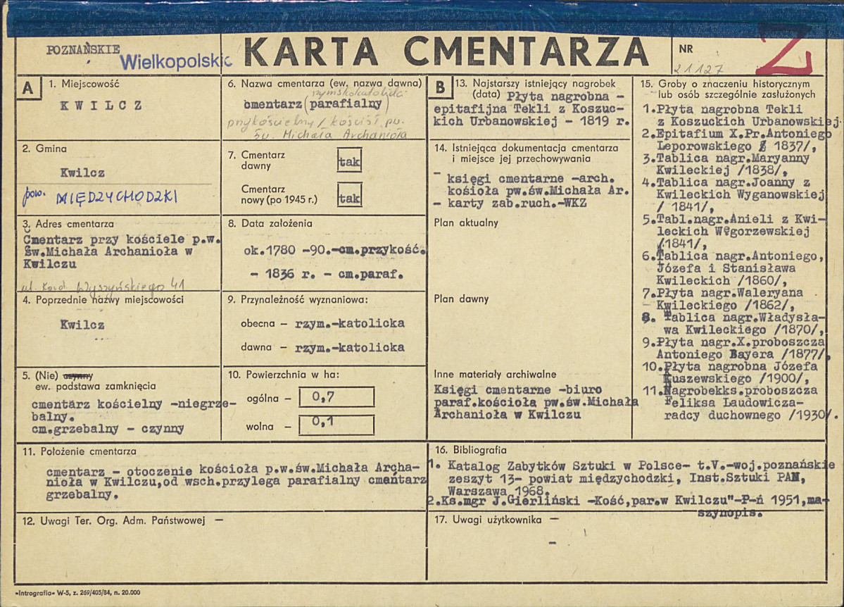 Karta cmentarza, skan nr 1