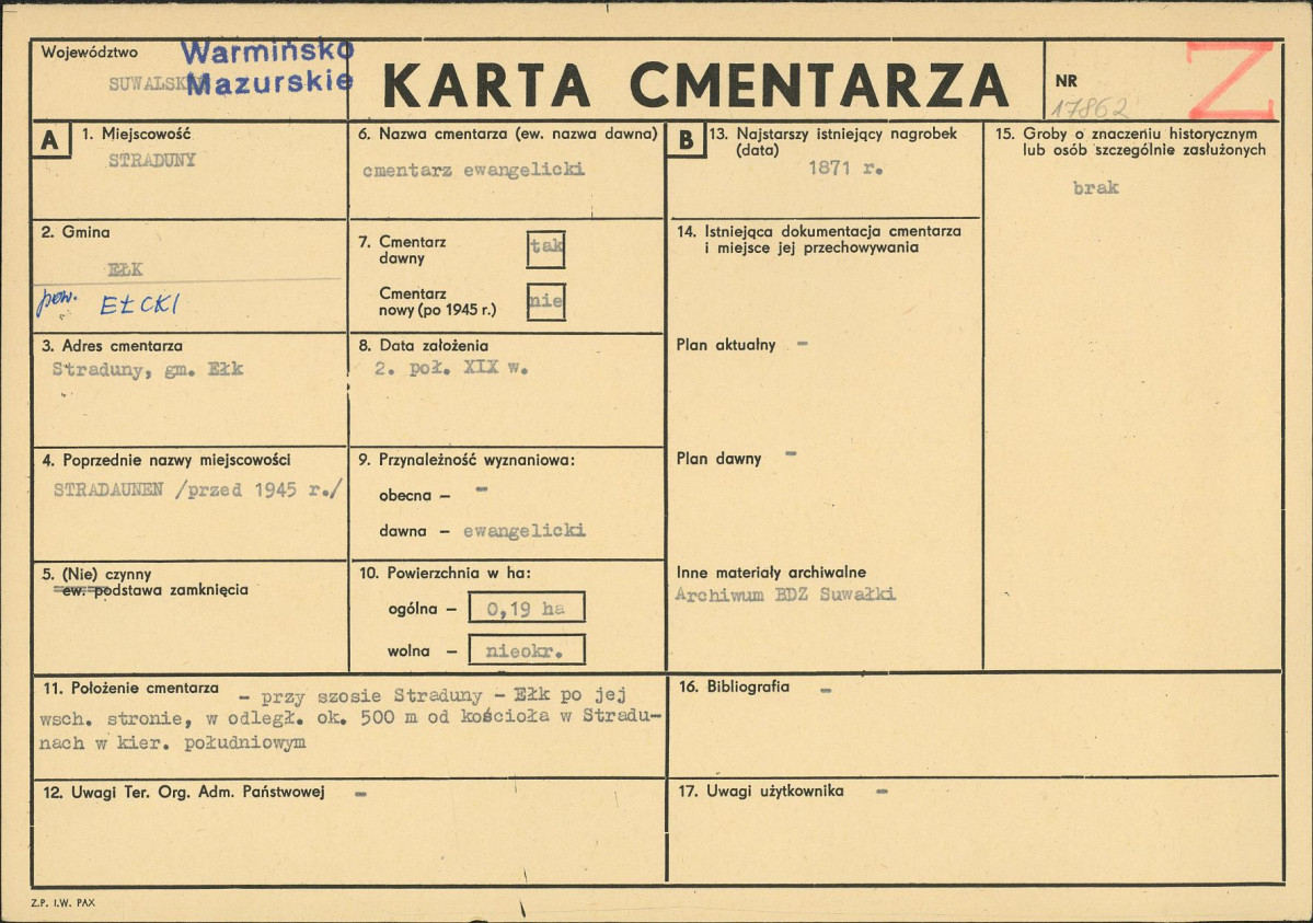 Karta cmentarza, skan nr 1