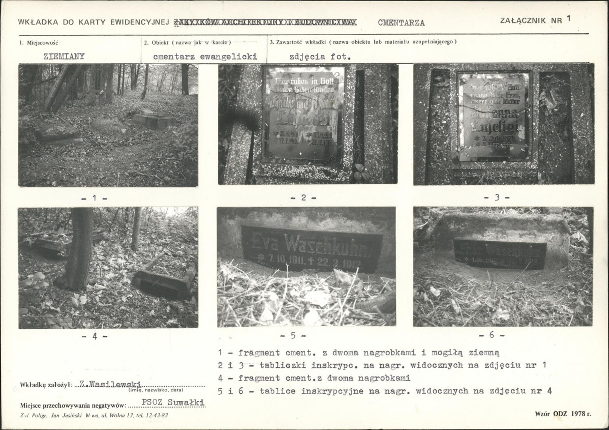 Karta cmentarza, skan nr 5