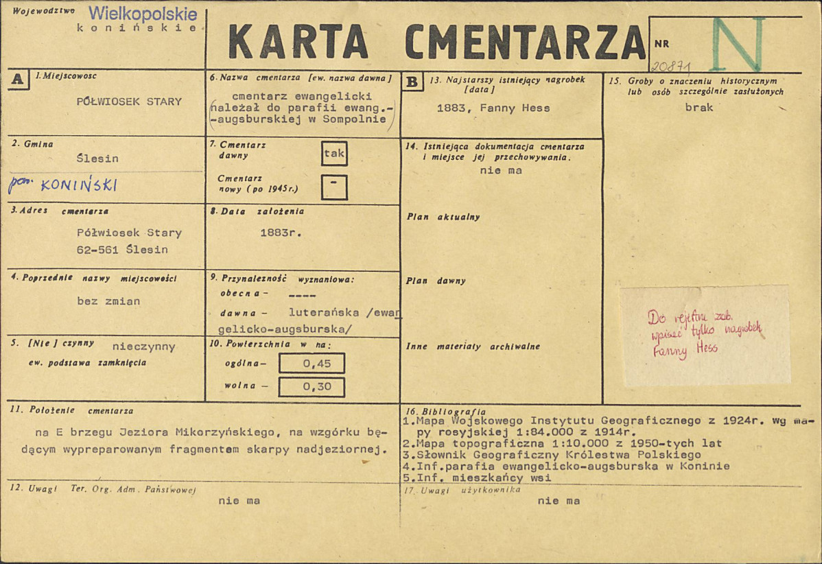 Karta cmentarza, skan nr 1
