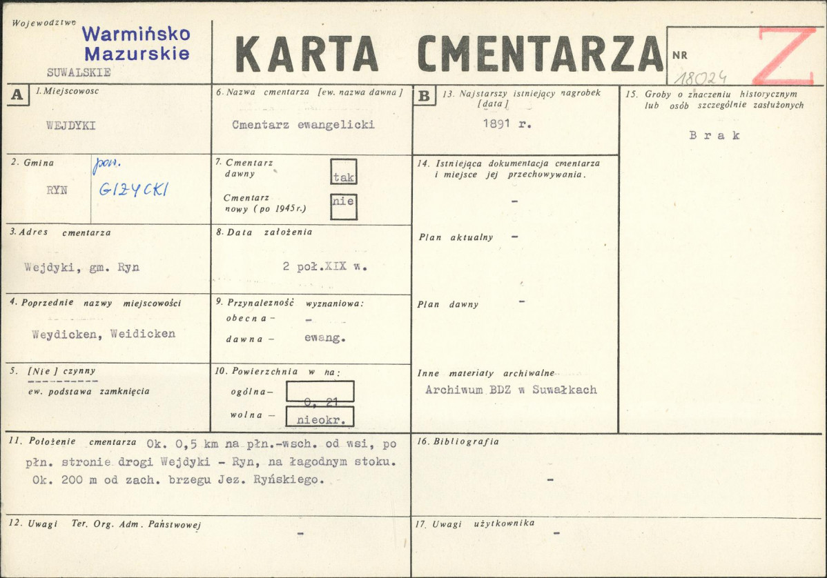 Karta cmentarza, skan nr 1