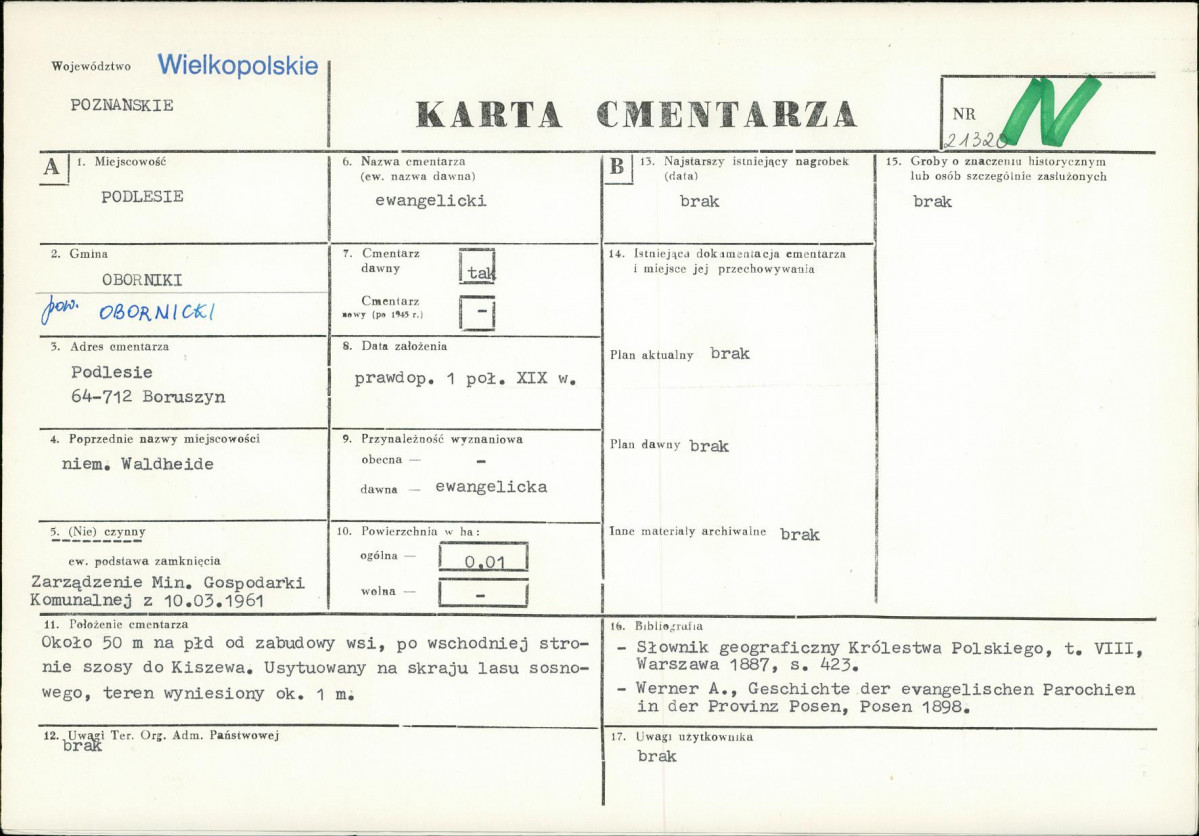 Karta cmentarza, skan nr 1