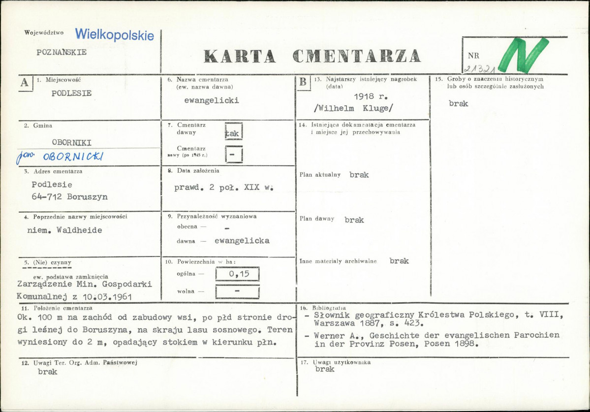 Karta cmentarza, skan nr 1