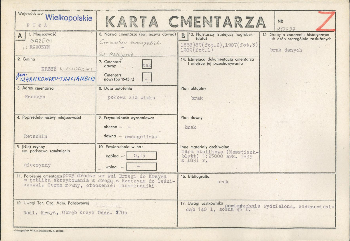 Karta cmentarza, skan nr 1