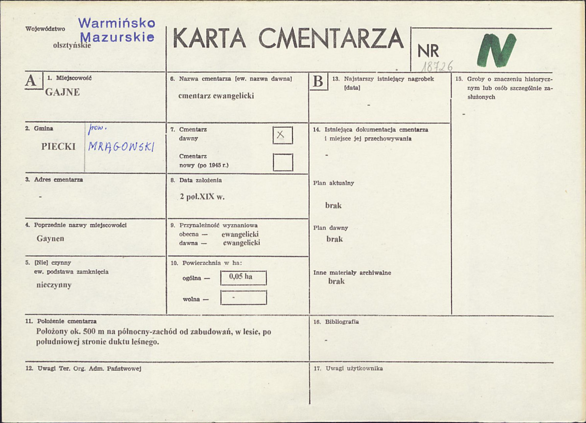 Karta cmentarza, skan nr 1
