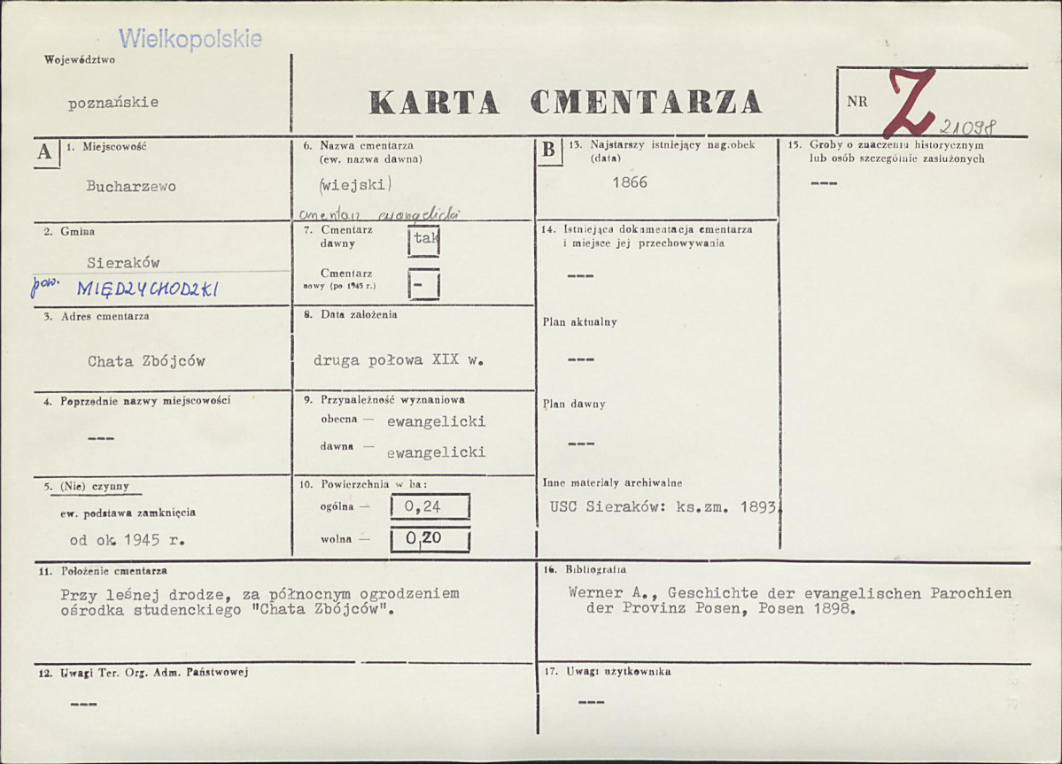 Karta cmentarza, skan nr 1