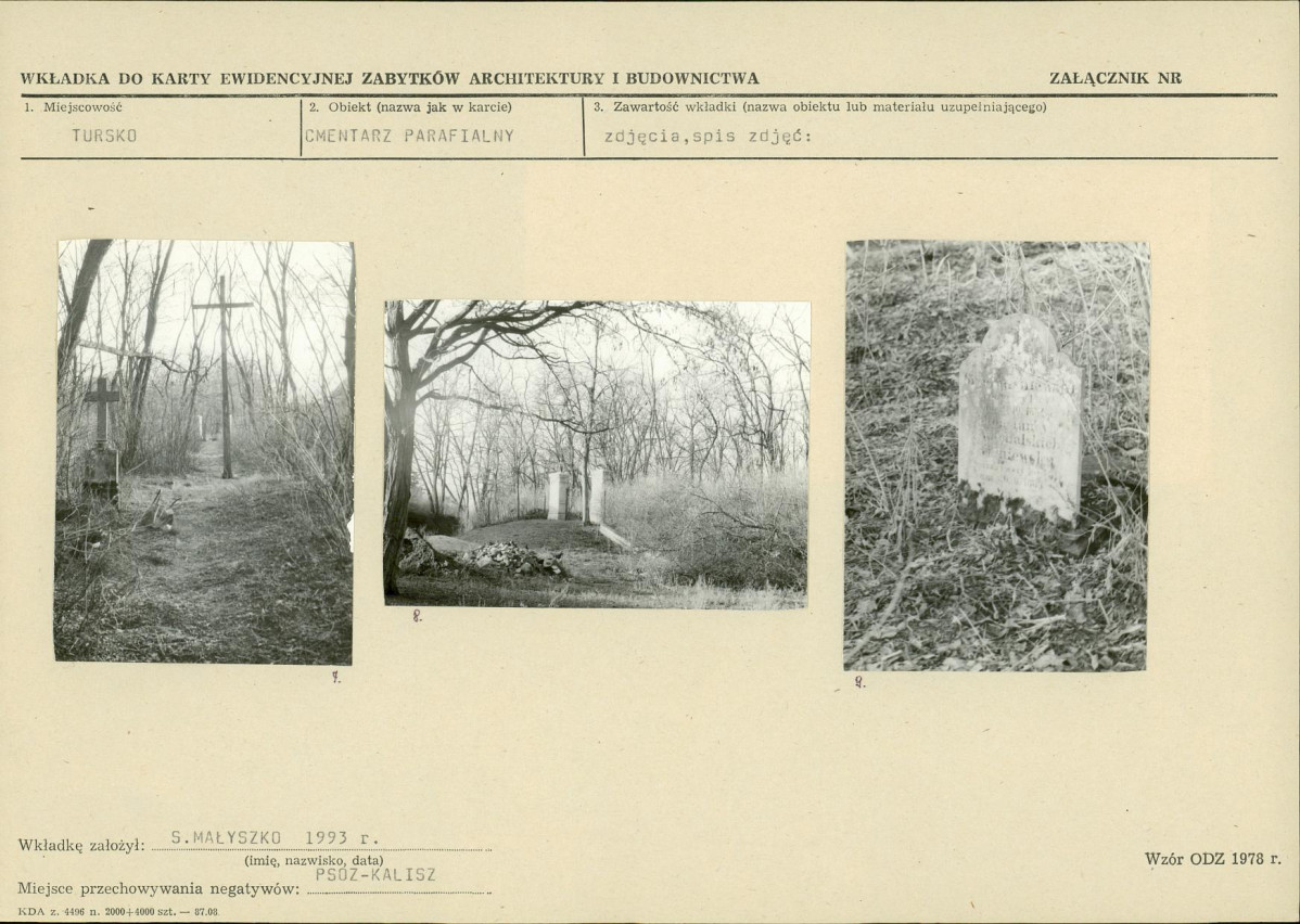 Karta cmentarza, skan nr 5