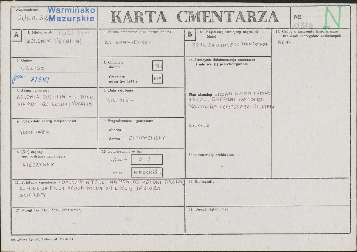 Karta cmentarza, skan nr 1