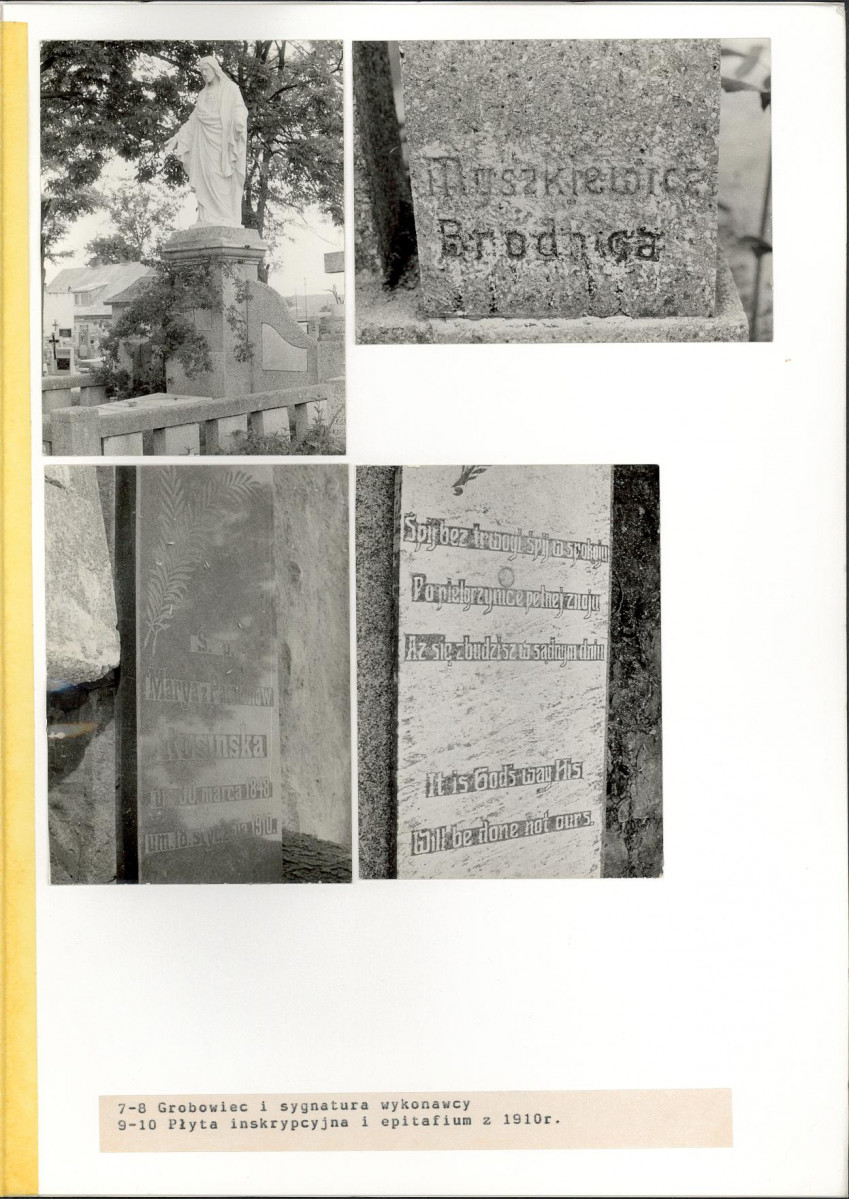 Karta cmentarza, skan nr 6