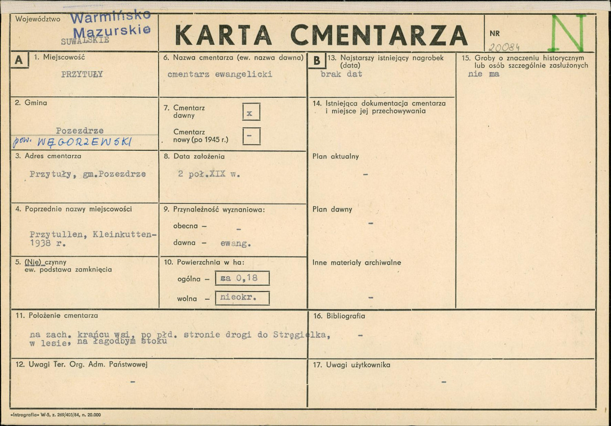 Karta cmentarza, skan nr 1