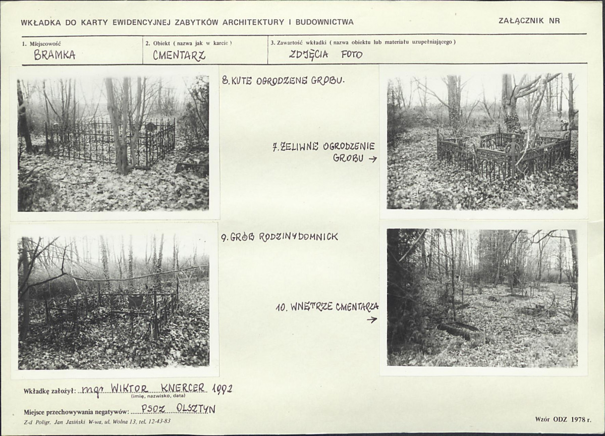 Karta cmentarza, skan nr 5