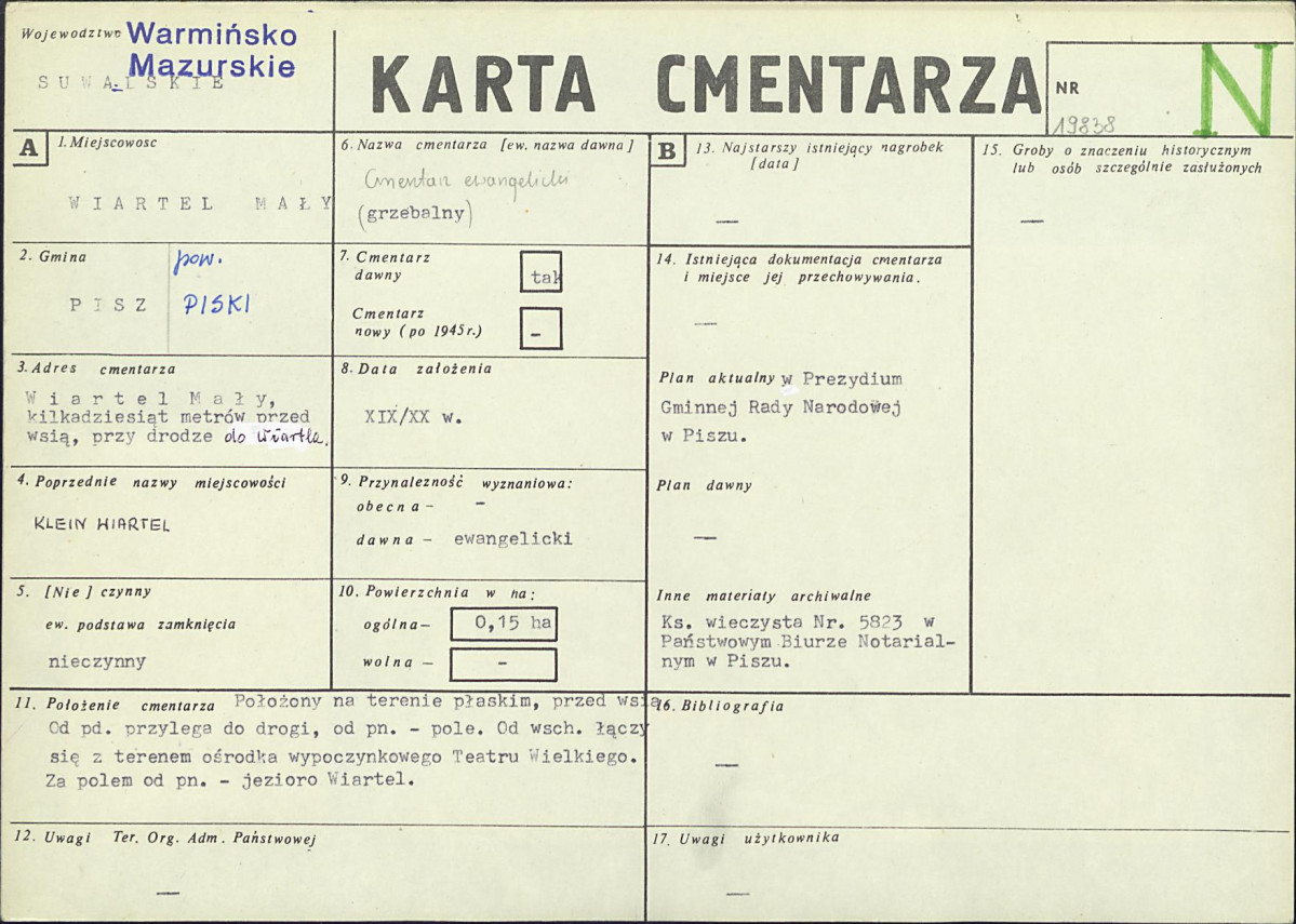 Karta cmentarza, skan nr 1