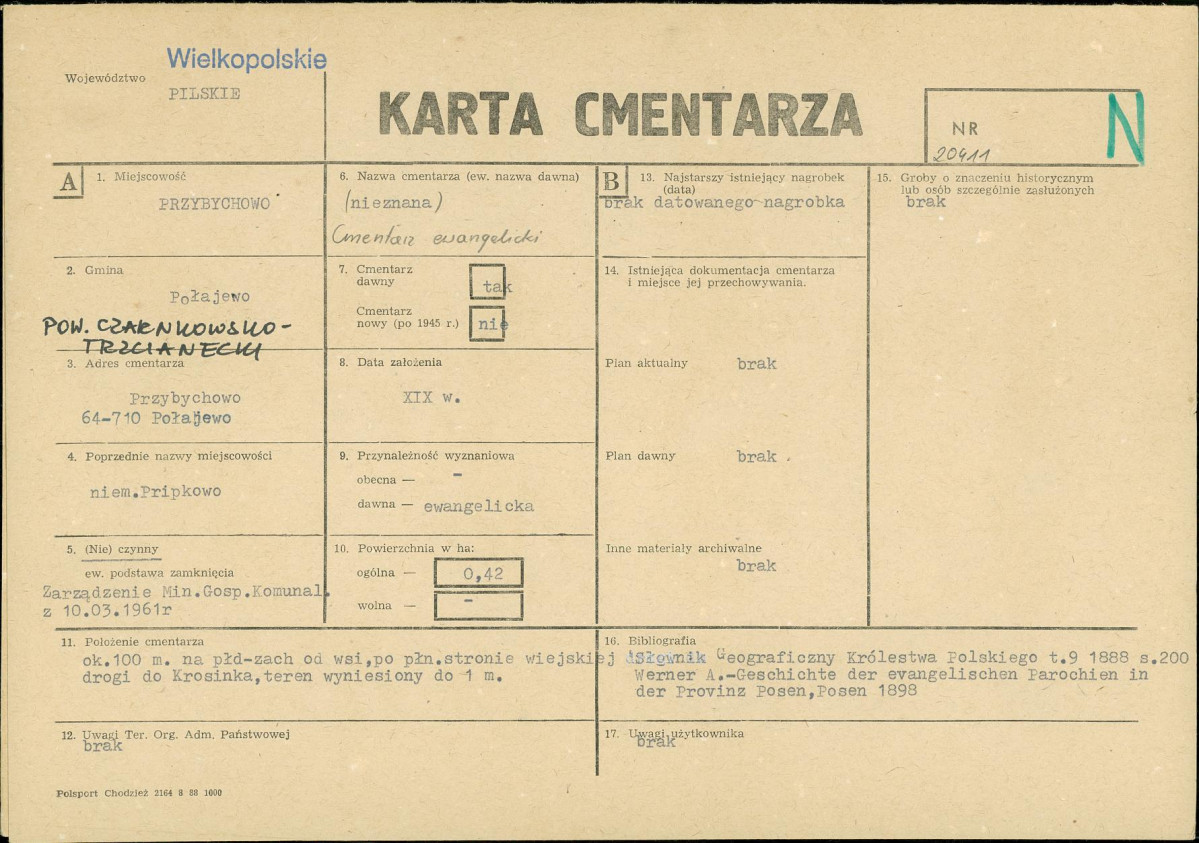 Karta cmentarza, skan nr 1