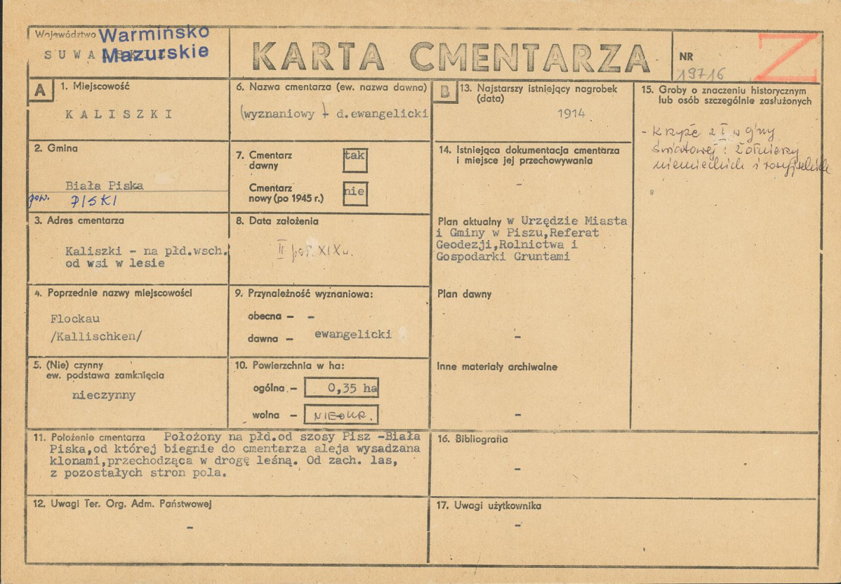 Karta cmentarza, skan nr 1