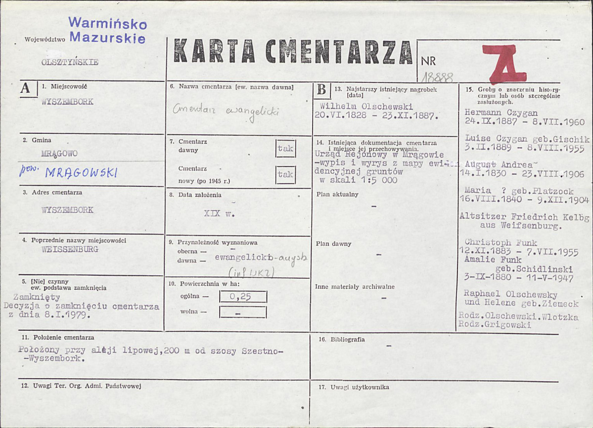 Karta cmentarza, skan nr 1