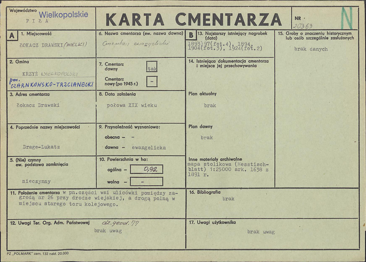 Karta cmentarza, skan nr 1