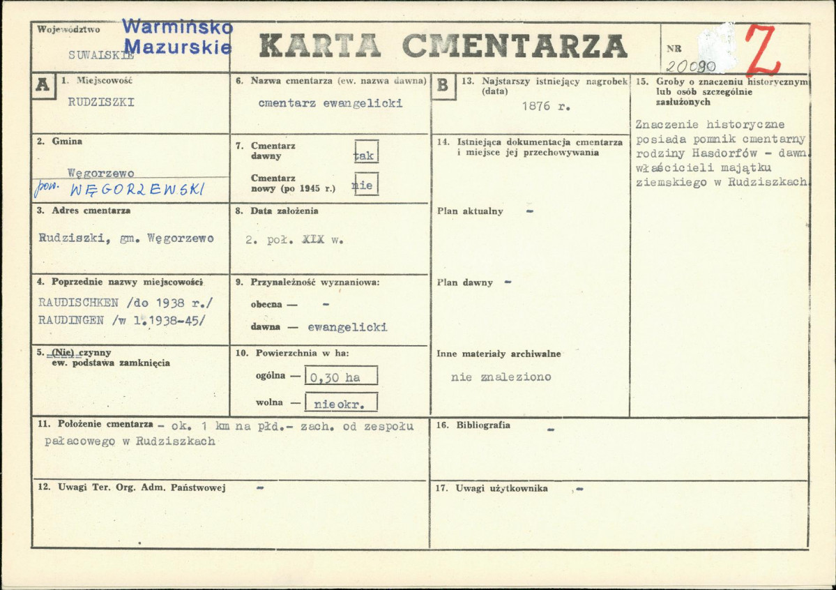 Karta cmentarza, skan nr 1