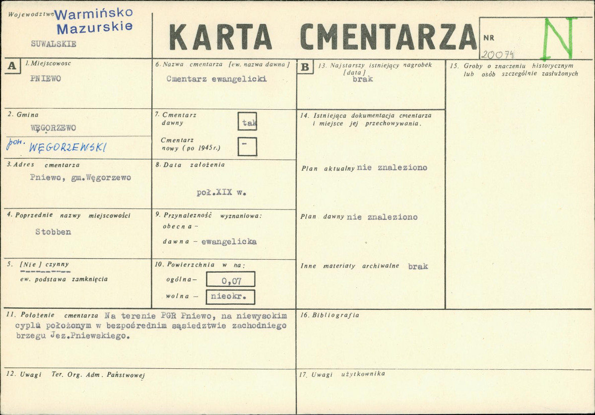 Karta cmentarza, skan nr 1