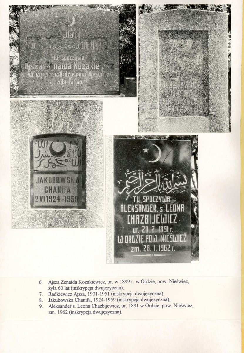 Karta cmentarza, skan nr 6