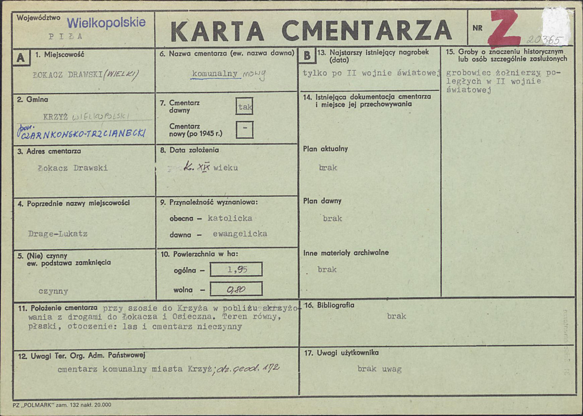 Karta cmentarza, skan nr 1