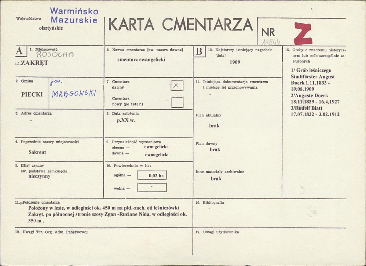 Karta cmentarza, skan nr 1