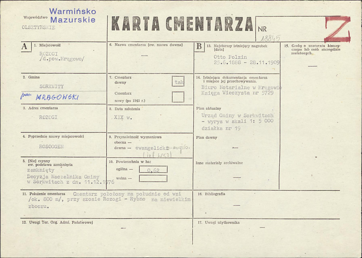 Karta cmentarza, skan nr 1