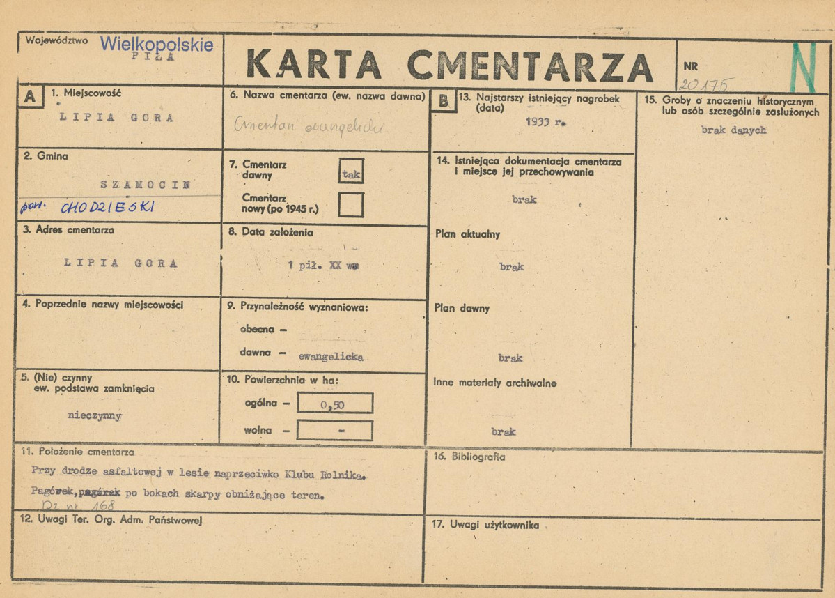 Karta cmentarza, skan nr 1