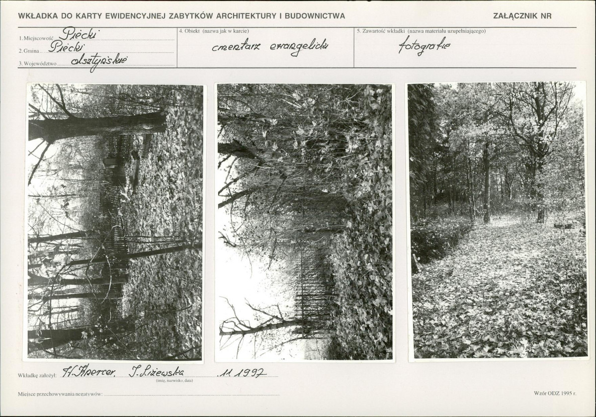 Karta cmentarza, skan nr 5