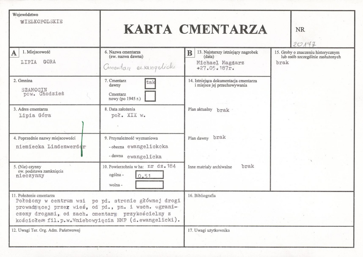 Karta cmentarza, skan nr 1