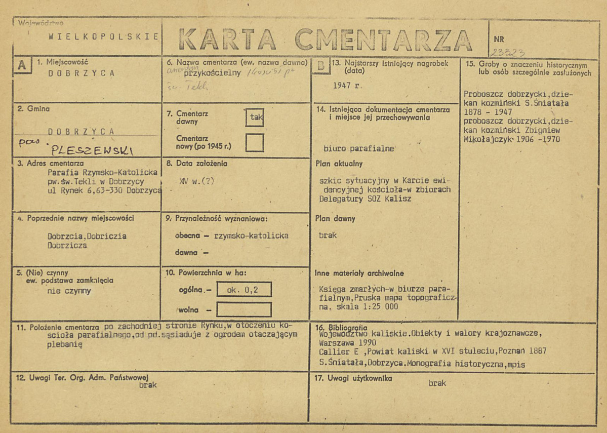 Karta cmentarza, skan nr 1