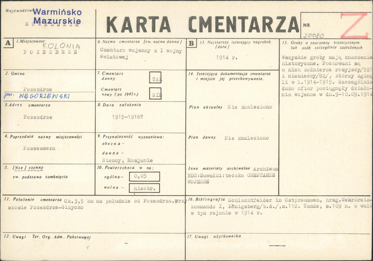 Karta cmentarza, skan nr 1