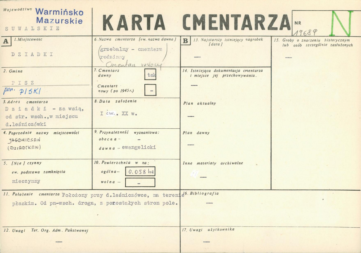 Karta cmentarza, skan nr 1