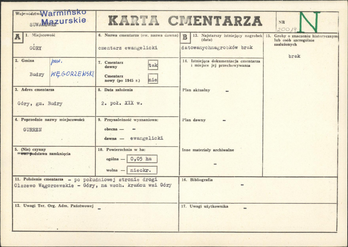 Karta cmentarza, skan nr 1