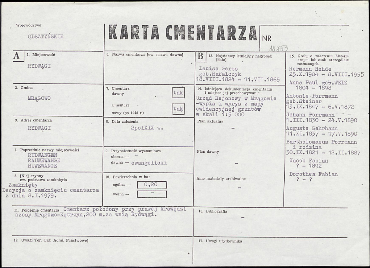 Karta cmentarza, skan nr 1