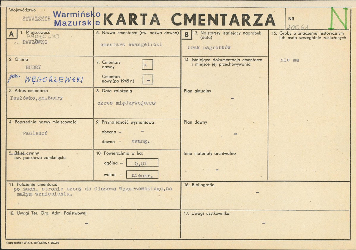 Karta cmentarza, skan nr 1