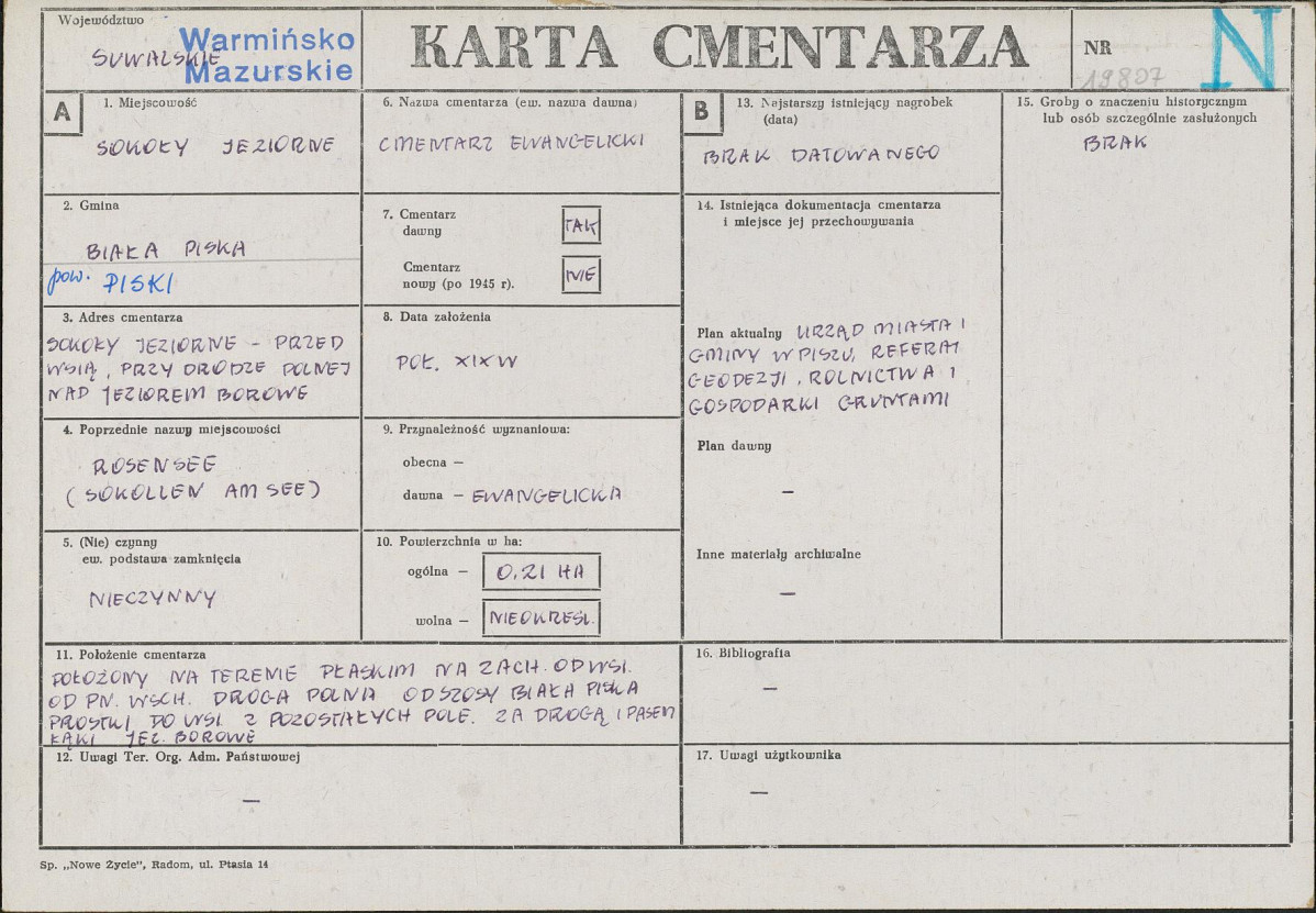Karta cmentarza, skan nr 1
