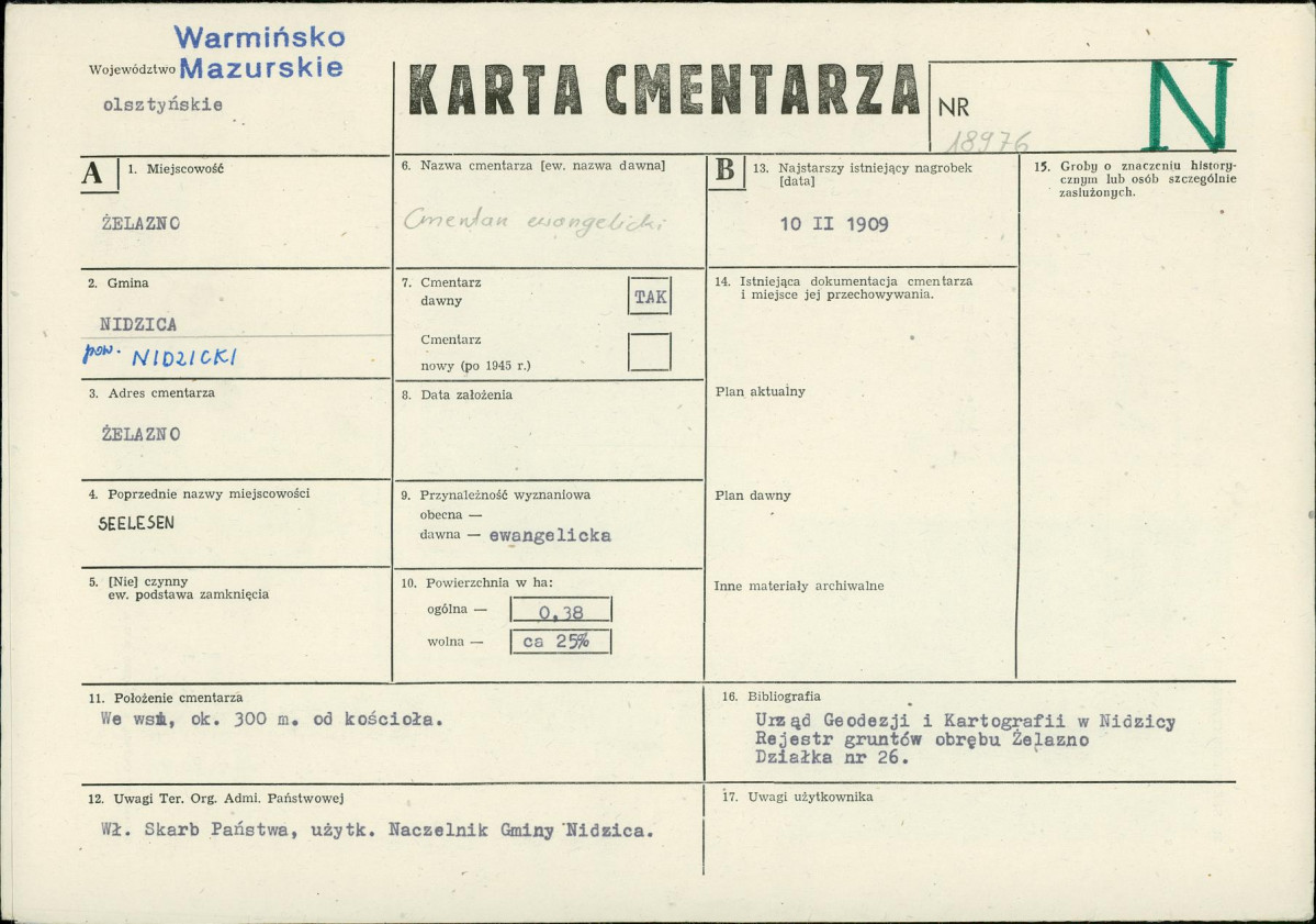 Karta cmentarza, skan nr 1