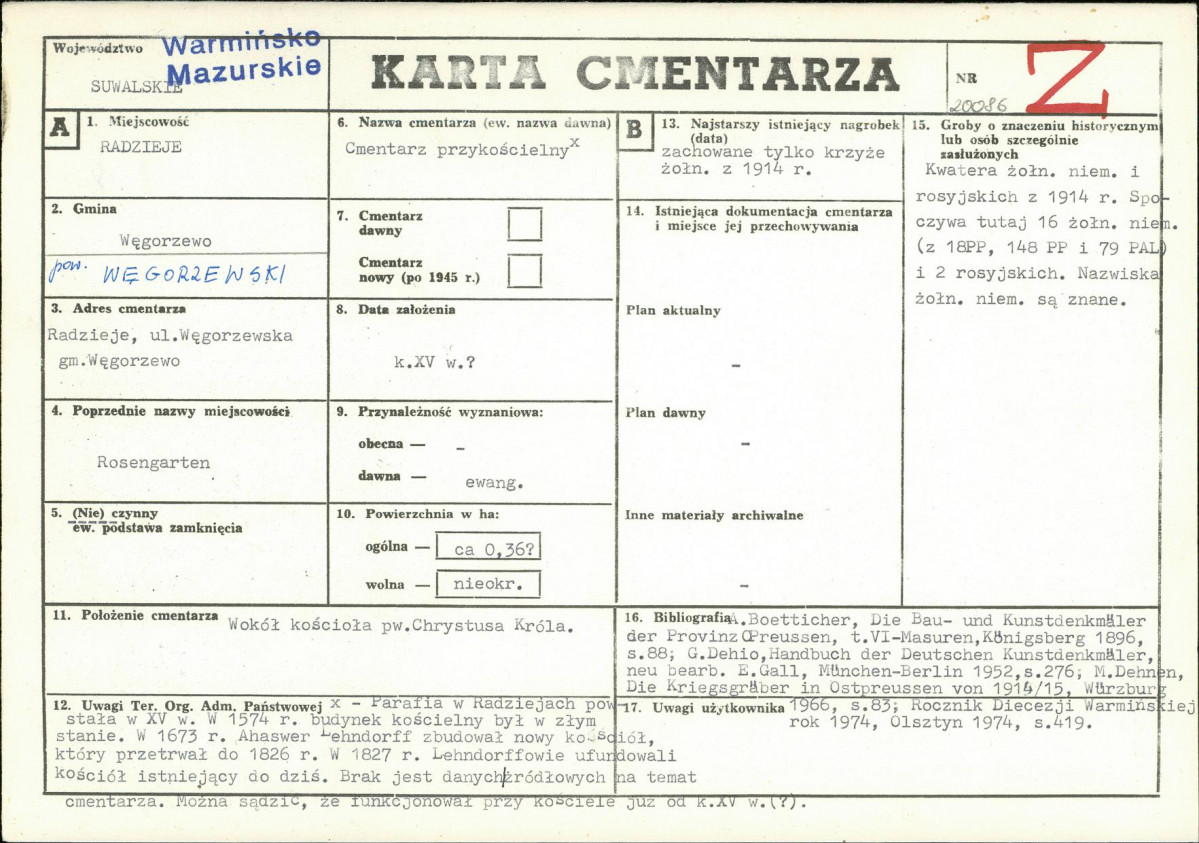 Karta cmentarza, skan nr 1