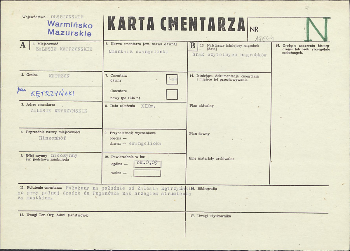 Karta cmentarza, skan nr 1